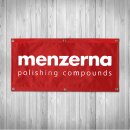 Menzerna Banner rot 100x50cm