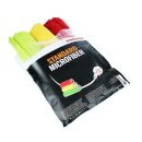 Menzerna 3-pack standard microfibre cloth set 320 GSM - yellow, green, red
