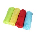 Menzerna 4-pack premium microfibre cloth set 550 GSM, yellow, green, red, blue