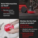 Heavy Cut Foam Pad Premium 150 mm rot