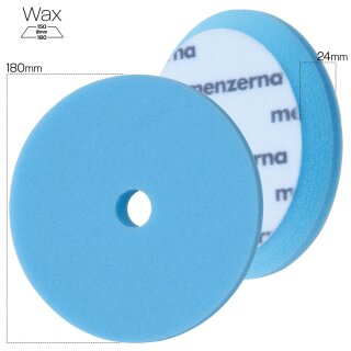 Menzerna Polierschwämme 150-180mm - rot, gelb, grün, blau Blau (ultra soft)