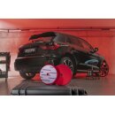 Polierschwämme 150-180mm - rot, gelb, grün, blau Rot (hart)